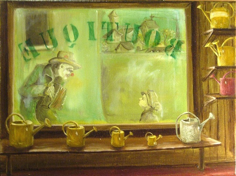Peinture à l'huile, illustration