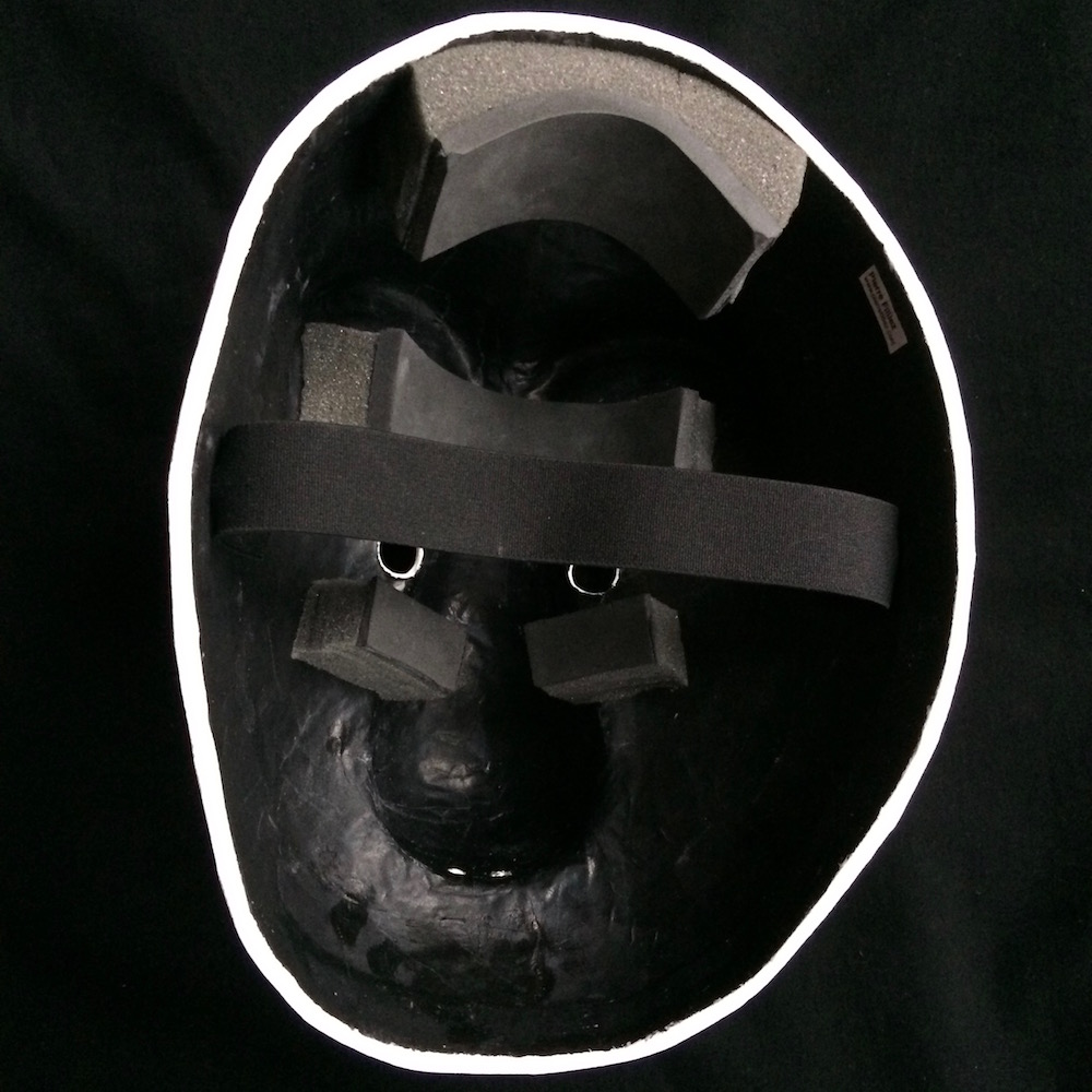 Vue intérieure d'un masque larvaire